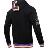 PRO STANDARD Men’s NBA MASH UP M Rib FLC PO Hoodie(Black/Purple)