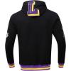 PRO STANDARD Men’s NBA MASH UP M Rib FLC PO Hoodie(Black/Purple)