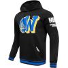 PRO STANDARD Men’s NBA MASH UP M Rib FLC PO Hoodie(Black/Royal Blue/Black)