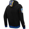 PRO STANDARD Men’s NBA MASH UP M Rib FLC PO Hoodie(Black/Royal Blue/Black)