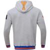 PRO STANDARD Men’s NBA MASH UP M Rib FLC PO Hoodie(Heather Grey/Royal/Orange)