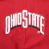 PRO STANDARD Womens College Wingspan Brushed Back French Terry Cropped Pullover Hoodie(Red)