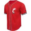 Pro Standard Men’s College Mesh Button Down Top(Red/Black)