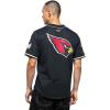 Pro Standard Mens NFL Mesh Button Down Top(Black)