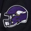 Pro Standard Mens NFL Mesh Button Down Top(Black/Purple)