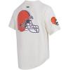 Pro Standard Mens NFL Mesh Button Down Top(Eggshell)