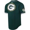 Pro Standard Mens NFL Mesh Button Down Top(Forest Green)