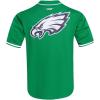 Pro Standard Mens NFL Mesh Button Down Top(Kelly Green)