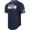 Pro Standard Mens NFL Mesh Button Down Top(Midnight Navy)