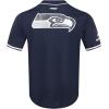 Pro Standard Mens NFL Mesh Button Down Top(Midnight Navy)