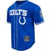 Pro Standard Mens NFL Mesh Button Down Top(Royal Blue)