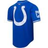 Pro Standard Mens NFL Mesh Button Down Top(Royal Blue)
