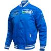 Pro Standard Mens NFL Retro Classics Satin Jacket(Blue)
