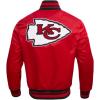 Pro Standard Mens NFL Retro Classics Satin Jacket(Red)
