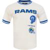 Pro Standard Mens NFL Retro Classics Short Sleeve Tee(Eggshell/Royal Blue)