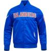 Pro Standard Mens NHL Classic Satin Jacket(Royal Blue)