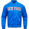 Pro Standard Mens NHL Classic Satin Jacket(Royal Blue)