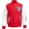 Pro Standard Mens NHL Classic Varsity Jacket(Red/White)