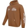 Pro Standard Mens NHL Paint The City Fleece Pull Over Hoodie(Clay Brown)