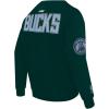Pro Standard Mens NHL Paint The City Fleece Pull Over Hoodie(Forest Green)