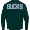 Pro Standard Mens NHL Paint The City Fleece Pull Over Hoodie(Forest Green)