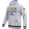 Pro Standard Mens NHL Paint The City Fleece Pull Over Hoodie(Heather Gray/Black)