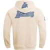 Pro Standard Mens NHL Paint The City Fleece Pull Over Hoodie(Linen)