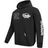 Pro Standard Mens NHL Paint The City Fleece Pull Over Hoodie(Midnight Navy/Red/Midnight Navy)