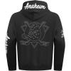 Pro Standard Mens NHL Paint The City Fleece Pull Over Hoodie(Midnight Navy/Red/Midnight Navy)