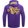 Pro Standard Mens NHL Paint The City Fleece Pull Over Hoodie(Purple)