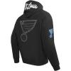 Pro Standard Mens NHL Paint The City Fleece Pull Over Hoodie(Steel Blue)