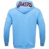 Pro Standard Mens NHL Paint The City Fleece Pull Over Hoodie(University Blue)