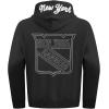 Pro Standard Mens NHL Paint The City Fleece Pull Over Hoodie(Washed Midnight Navy)