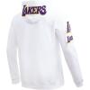Pro Standard Mens NHL Paint The City Fleece Pull Over Hoodie(White)