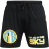 Pro Standard Mens WNBA Mesh Short(Black)