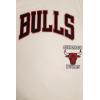 Pro Standard NBA Mens Mens NBA Retro Classics Cotton Taping Tee(Eggshell/ Red)