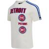 Pro Standard NBA Mens Mens NBA Retro Classics Cotton Taping Tee(Eggshell/Royal Blue)