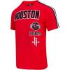 Pro Standard NBA Mens Mens NBA Retro Classics Cotton Taping Tee(Red/Black)