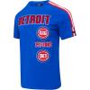 Pro Standard NBA Mens Mens NBA Retro Classics Cotton Taping Tee(Royal Blue/Red)
