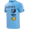 Pro Standard NBA Mens Mens NBA Retro Classics Cotton Taping Tee(University Blue)