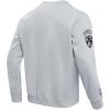 Pro Standard NBA mens Mens Nba Old English Brushed Back French Terry Crewneck Sweatshirt(Heather Grey)