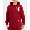 Pro Standard NCAA mens Mens College Classic Chenille Cotton Double Knit Pull Over Hoodie(Cardinal Red)