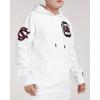 Pro Standard NCAA mens Mens College Classic Chenille Cotton Double Knit Pull Over Hoodie(White)