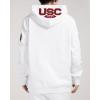 Pro Standard NCAA mens Mens College Classic Chenille Cotton Double Knit Pull Over Hoodie(White)