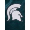 Pro Standard NCAA mens Mens College Classic Chenille Satin Jacket(Forest Green)