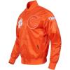Pro Standard NCAA mens Mens College Classic Chenille Satin Jacket(Orange)