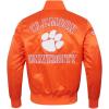 Pro Standard NCAA mens Mens College Classic Chenille Satin Jacket(Orange)