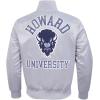 Pro Standard NCAA mens Mens College Classic Chenille Satin Jacket(Silver)