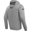 Pro Standard NCAA mens/Male Mens College Classic Chenille Cotton Double Knit Pull Over Hoodie(Gray)