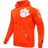 Pro Standard NCAA mens/Male Mens College Classic Chenille Cotton Double Knit Pull Over Hoodie(Orange)